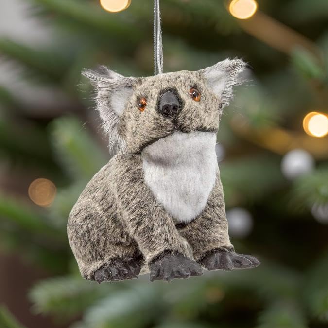 Amazon.com: The Bridge Collection Furry Koala Bear Ornament